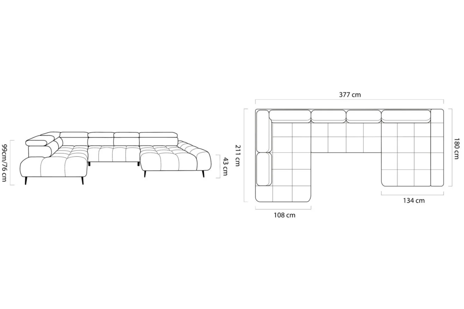 Santo XL Abmessungen
